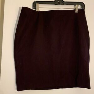 Dark purple size 14 Banana Republic skirt.